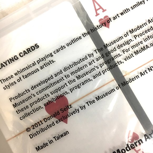 Playing Cards Museum of Modern Art History of Art NWT - Picture 8 of 10